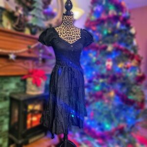 Adorable Women's Peasant Milkmaid Dress Size S